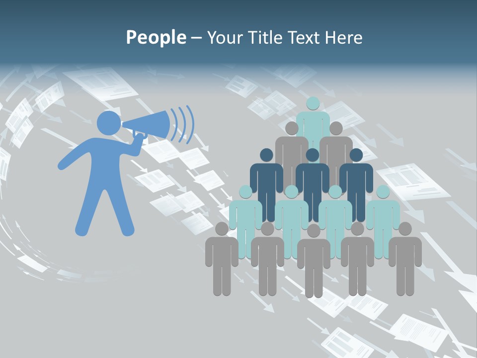 Movement Background Illustration PowerPoint Template