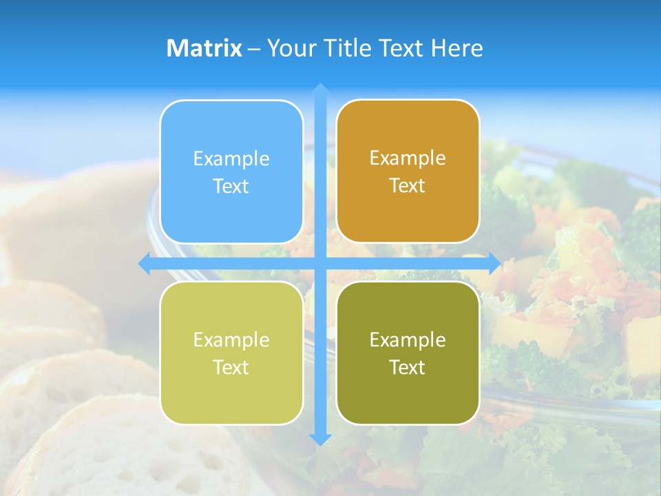 Bowl Glass Horizontal PowerPoint Template