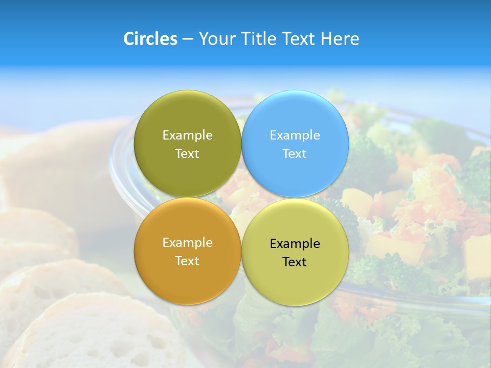 Bowl Glass Horizontal PowerPoint Template