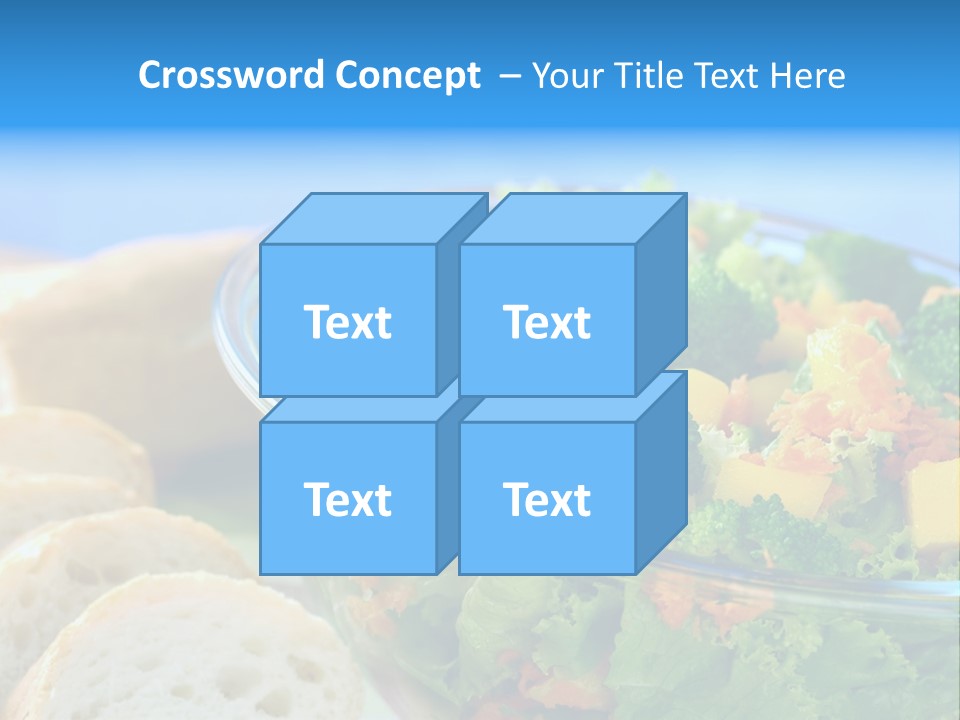 Bowl Glass Horizontal PowerPoint Template