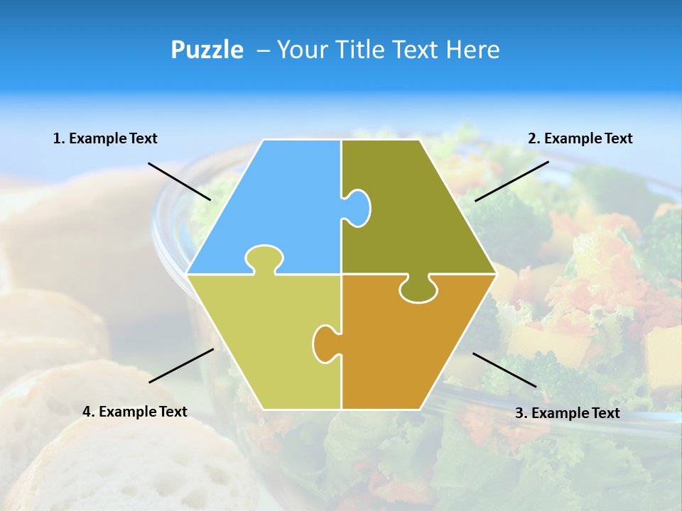 Bowl Glass Horizontal PowerPoint Template