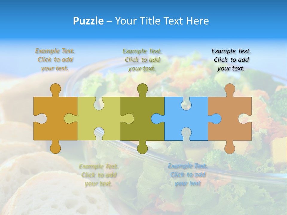 Bowl Glass Horizontal PowerPoint Template
