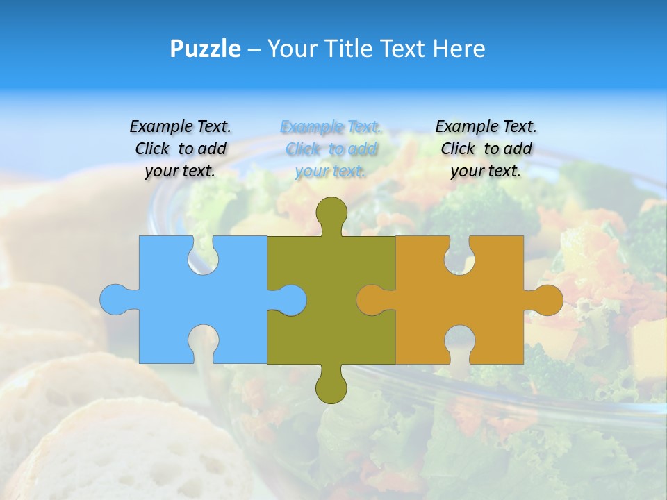Bowl Glass Horizontal PowerPoint Template