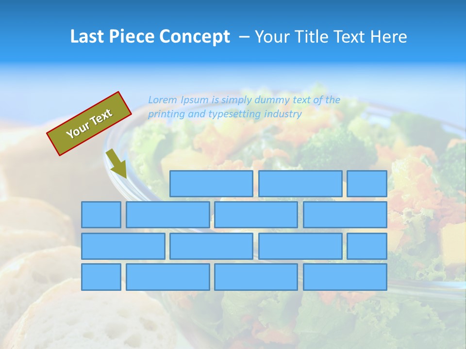 Bowl Glass Horizontal PowerPoint Template