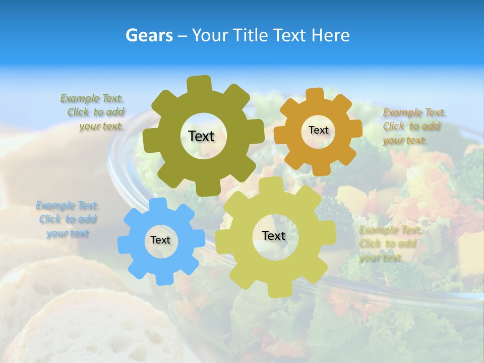 Bowl Glass Horizontal PowerPoint Template