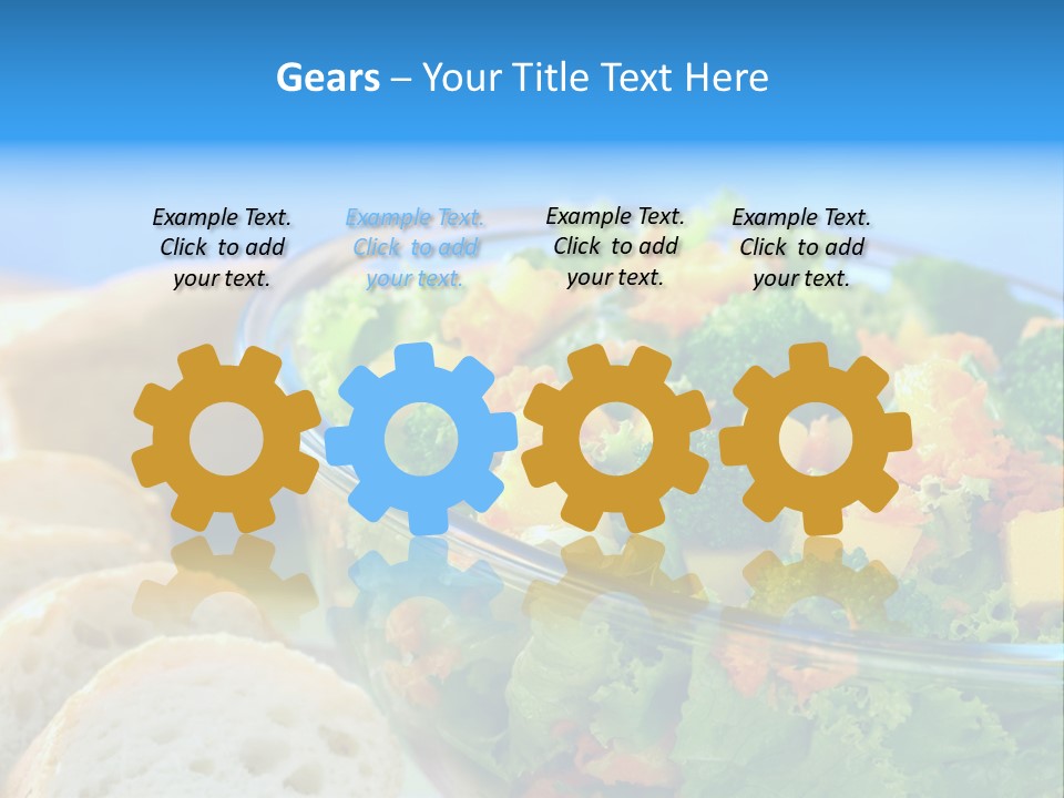 Bowl Glass Horizontal PowerPoint Template