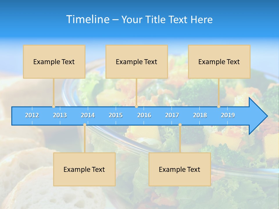Bowl Glass Horizontal PowerPoint Template