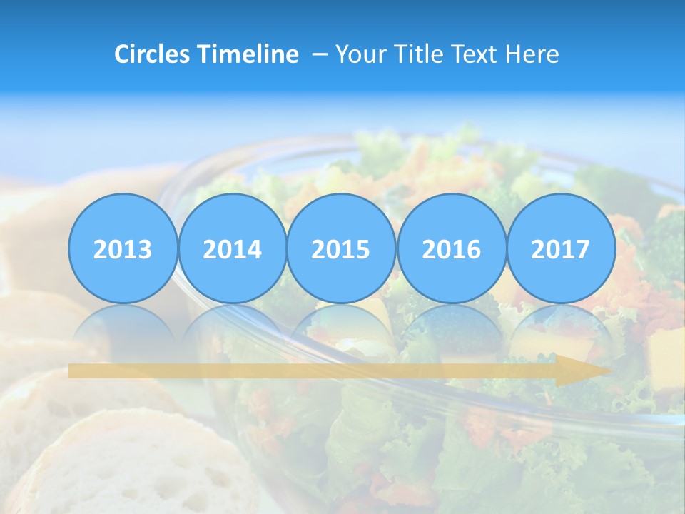 Bowl Glass Horizontal PowerPoint Template