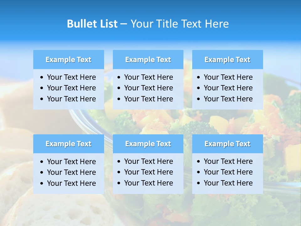 Bowl Glass Horizontal PowerPoint Template