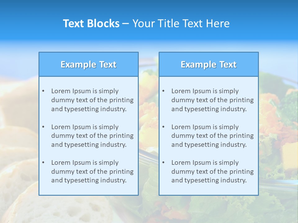 Bowl Glass Horizontal PowerPoint Template