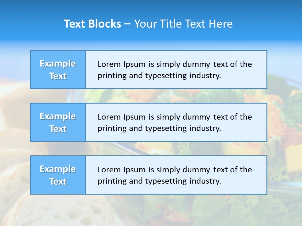 Bowl Glass Horizontal PowerPoint Template