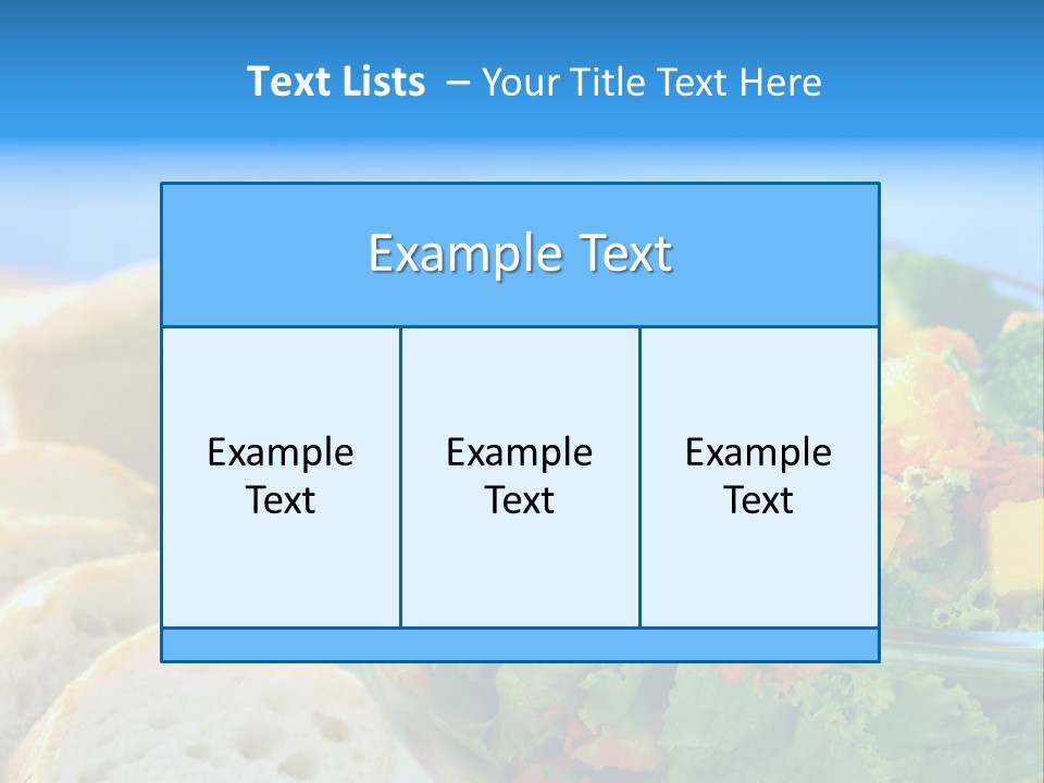 Bowl Glass Horizontal PowerPoint Template