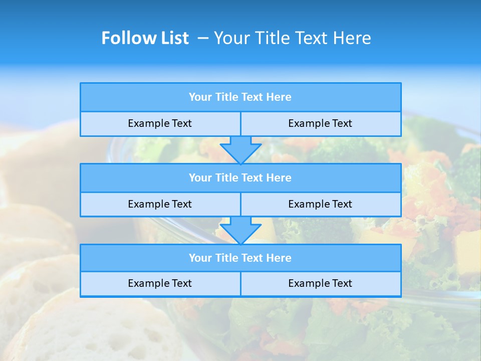 Bowl Glass Horizontal PowerPoint Template
