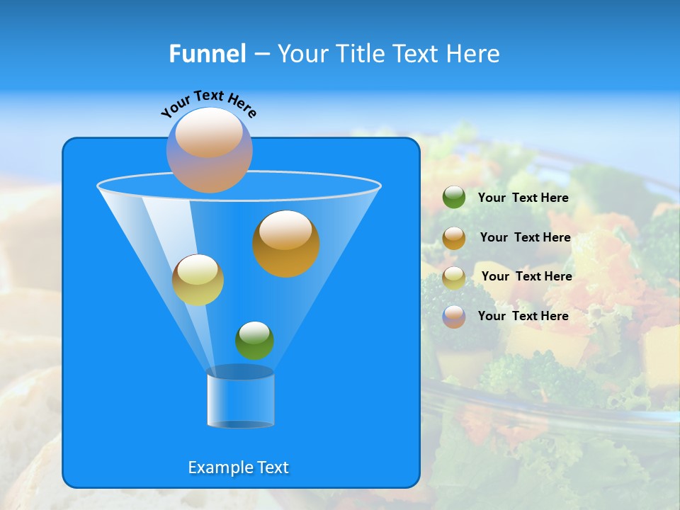 Bowl Glass Horizontal PowerPoint Template