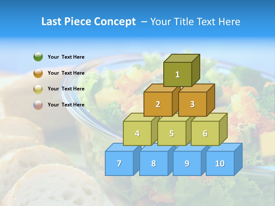 Bowl Glass Horizontal PowerPoint Template