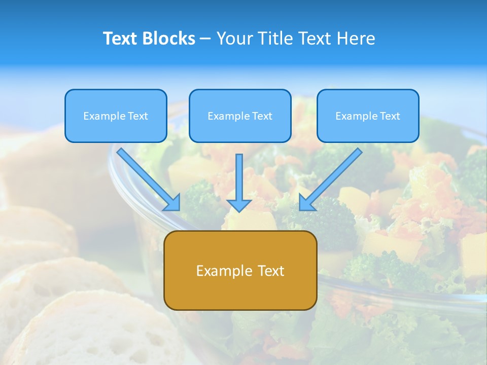 Bowl Glass Horizontal PowerPoint Template