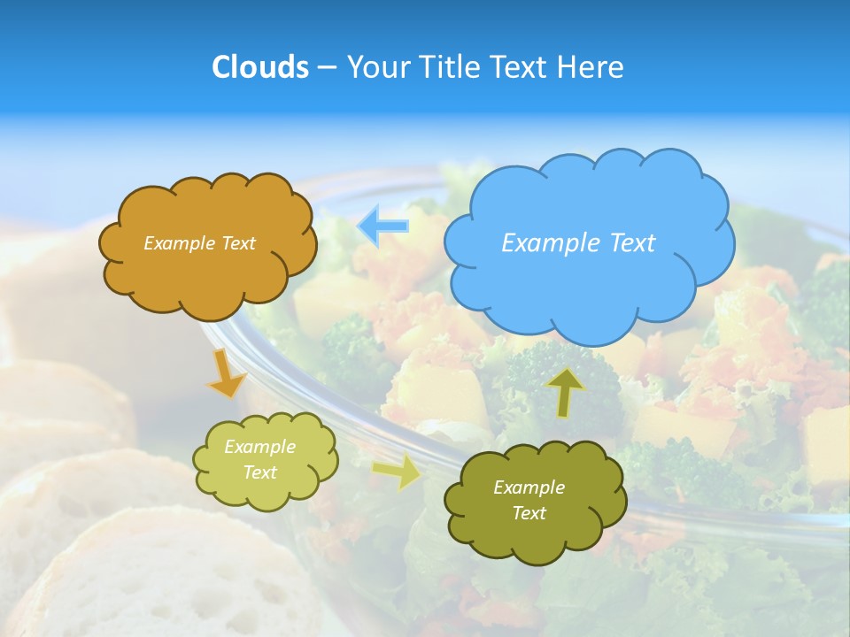Bowl Glass Horizontal PowerPoint Template
