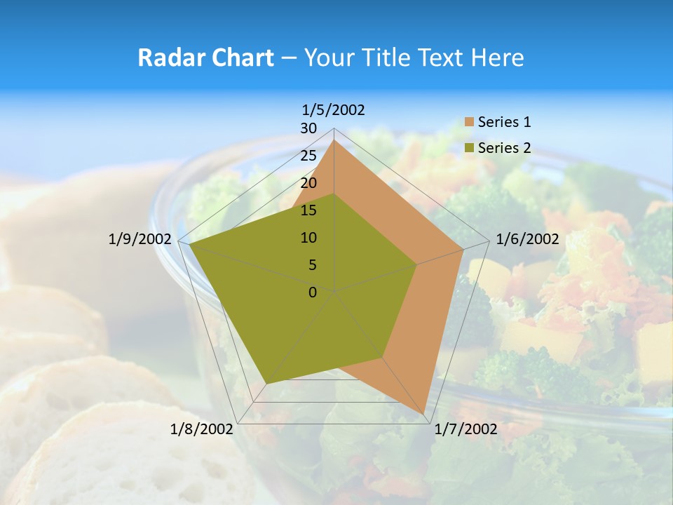 Bowl Glass Horizontal PowerPoint Template