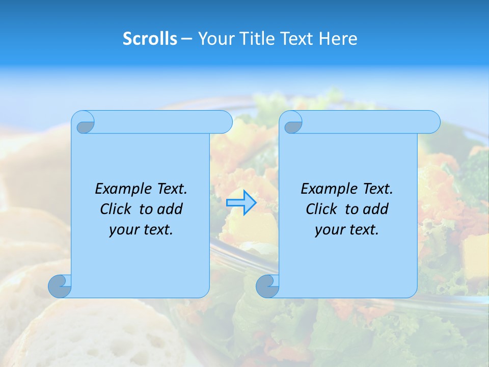 Bowl Glass Horizontal PowerPoint Template