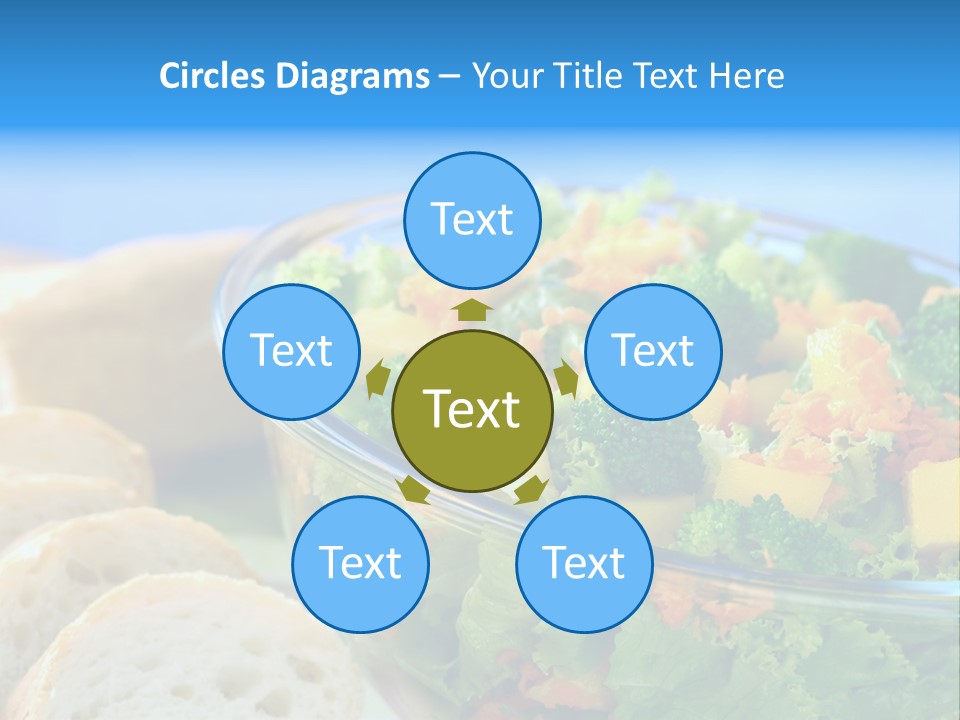 Bowl Glass Horizontal PowerPoint Template