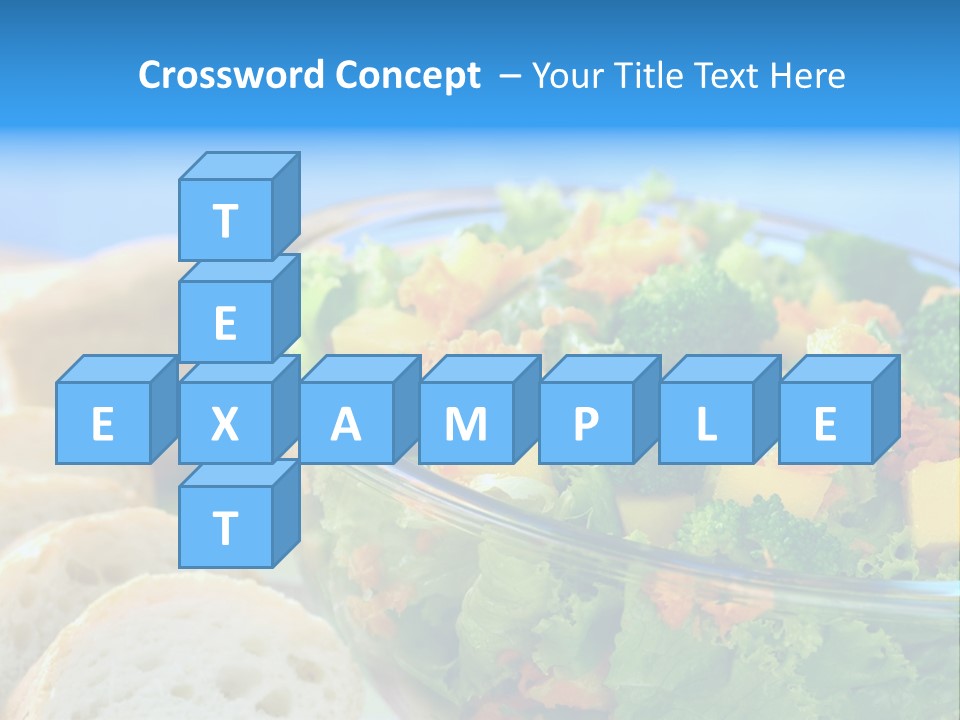 Bowl Glass Horizontal PowerPoint Template