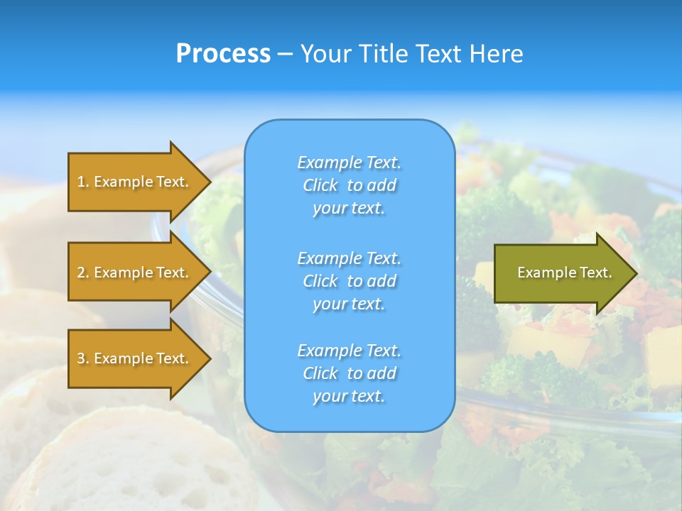 Bowl Glass Horizontal PowerPoint Template