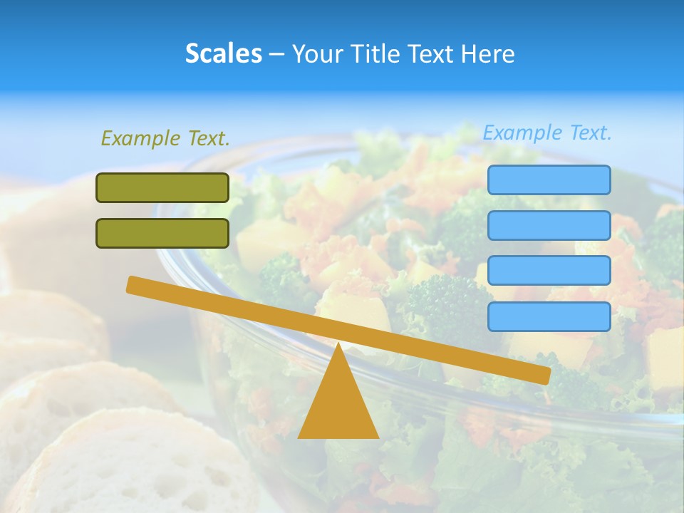 Bowl Glass Horizontal PowerPoint Template