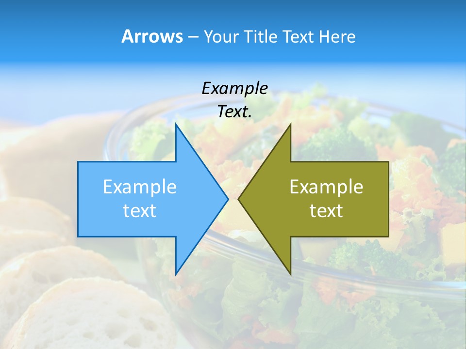 Bowl Glass Horizontal PowerPoint Template