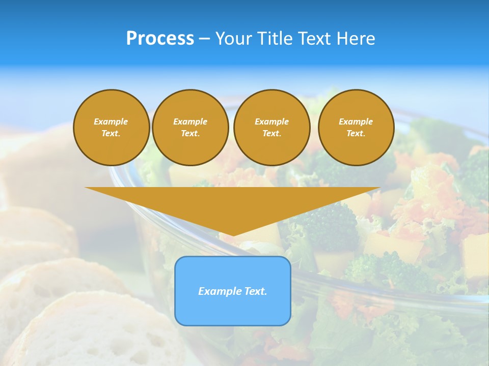 Bowl Glass Horizontal PowerPoint Template