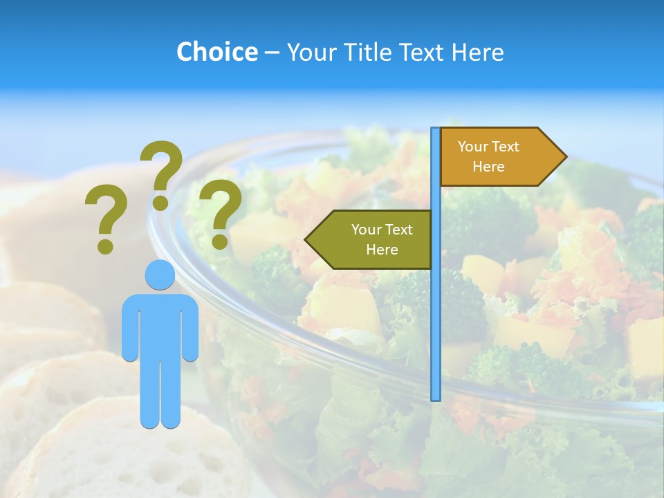 Bowl Glass Horizontal PowerPoint Template