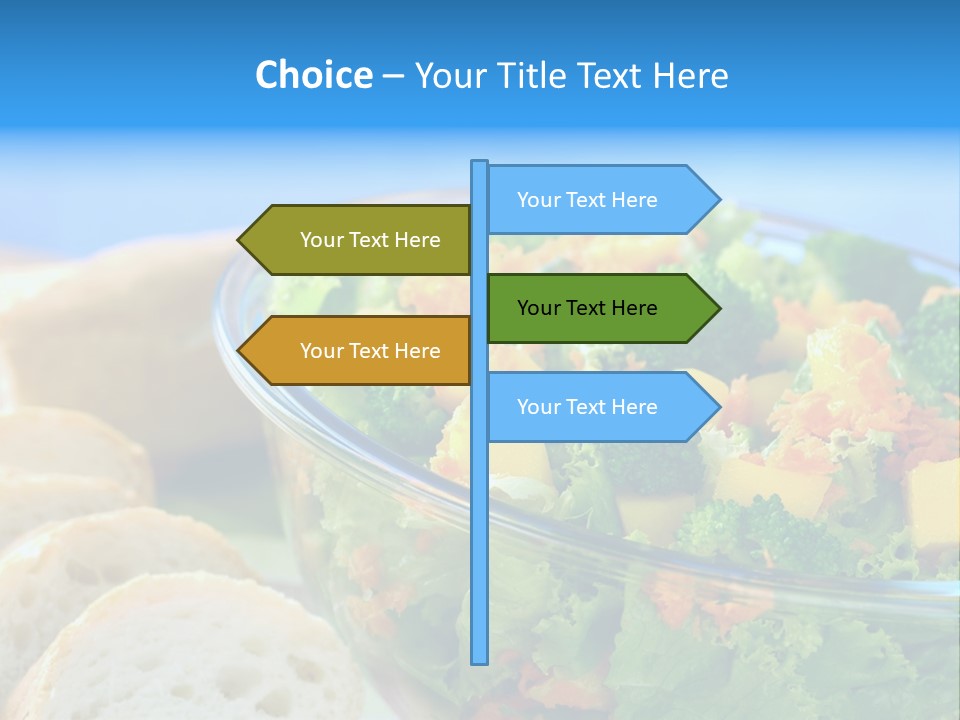Bowl Glass Horizontal PowerPoint Template