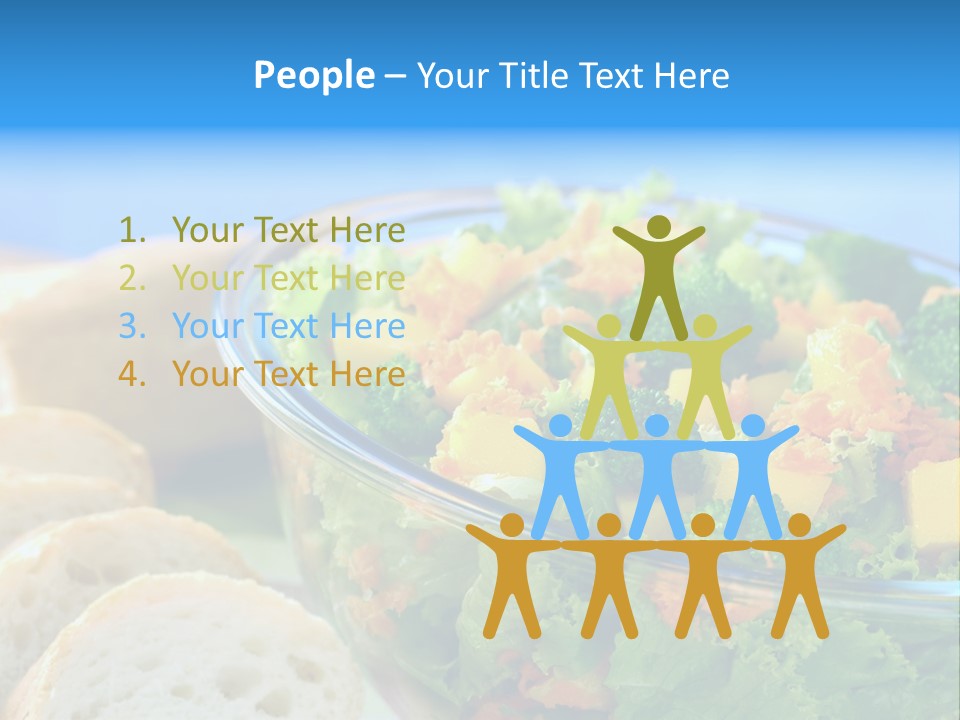 Bowl Glass Horizontal PowerPoint Template