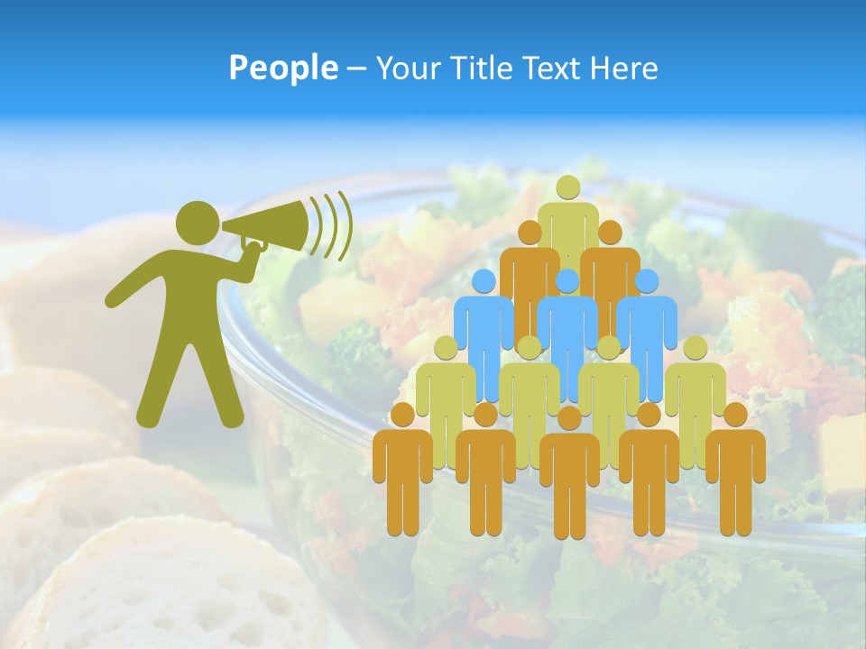 Bowl Glass Horizontal PowerPoint Template