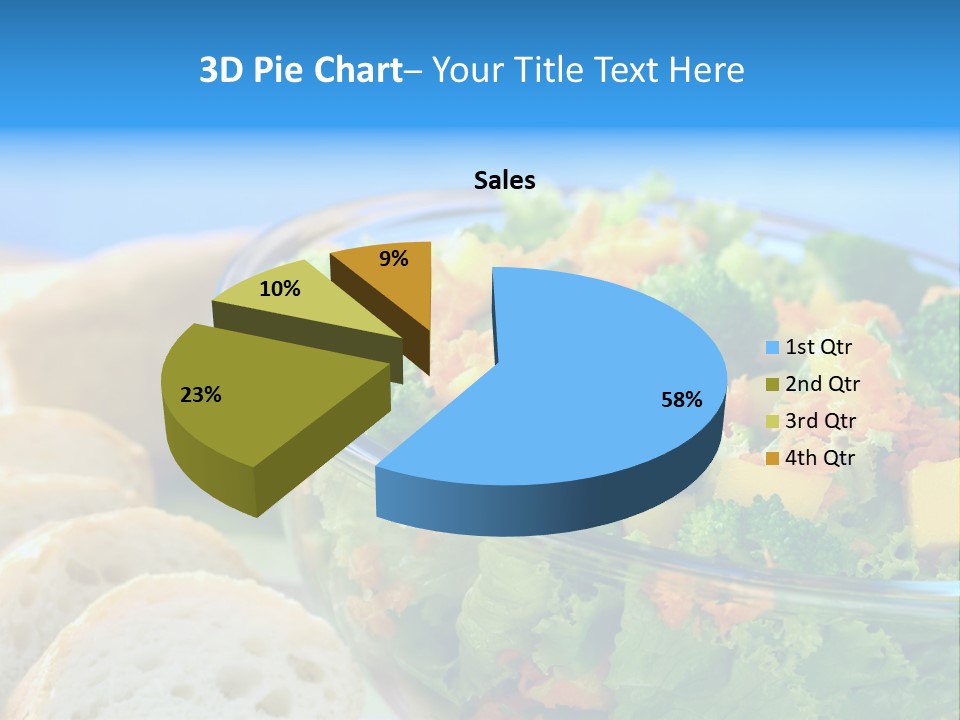 Bowl Glass Horizontal PowerPoint Template