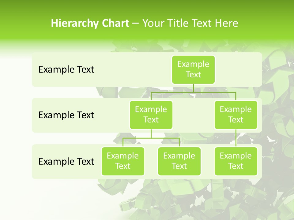 Recycle Symbol Glossy Shiny PowerPoint Template