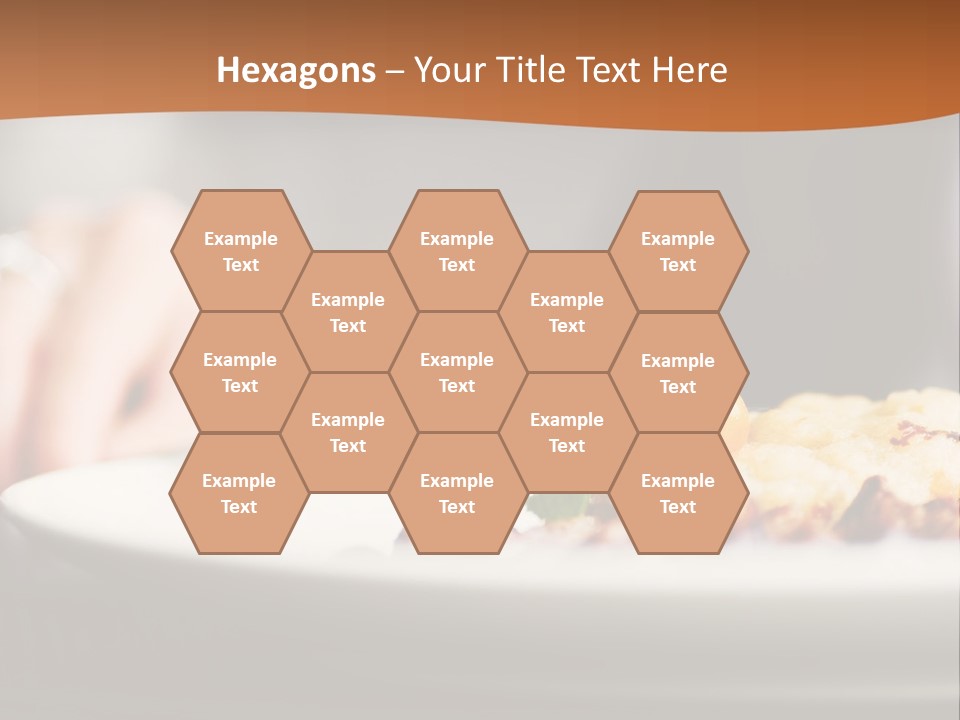 Sitting Breakfast White PowerPoint Template