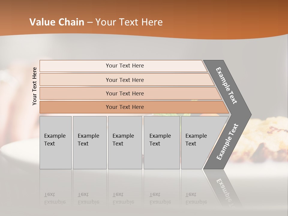 Sitting Breakfast White PowerPoint Template