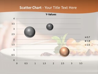 Sitting Breakfast White PowerPoint Template