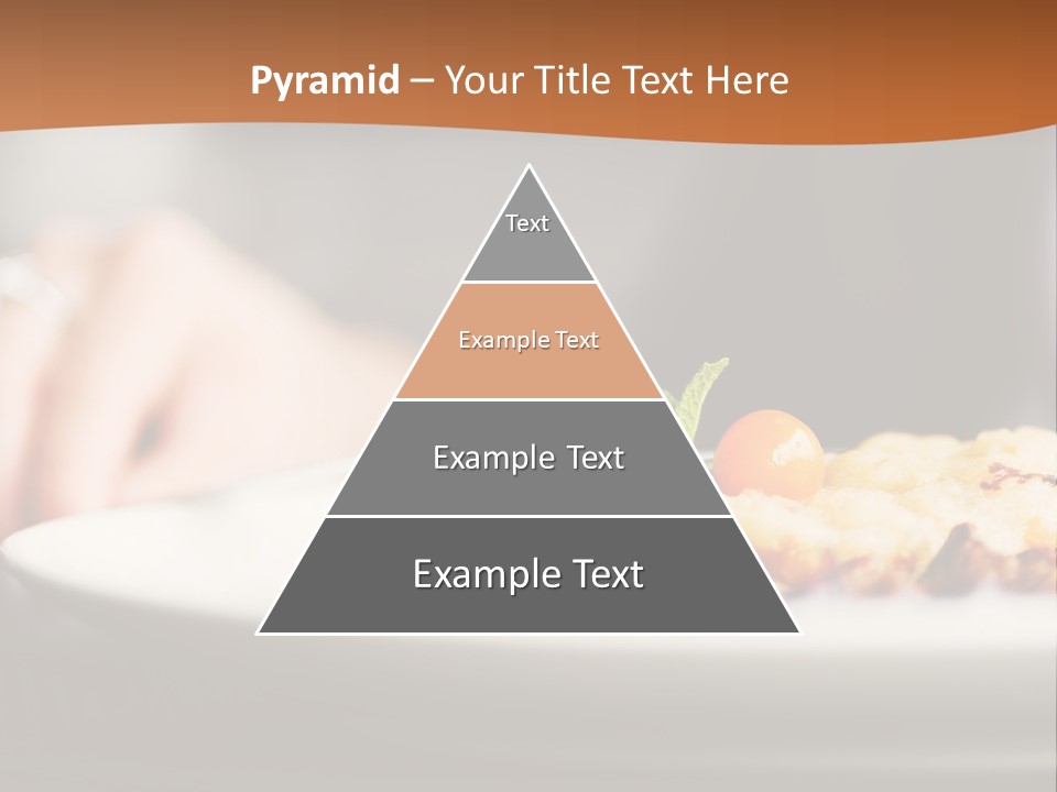 Sitting Breakfast White PowerPoint Template