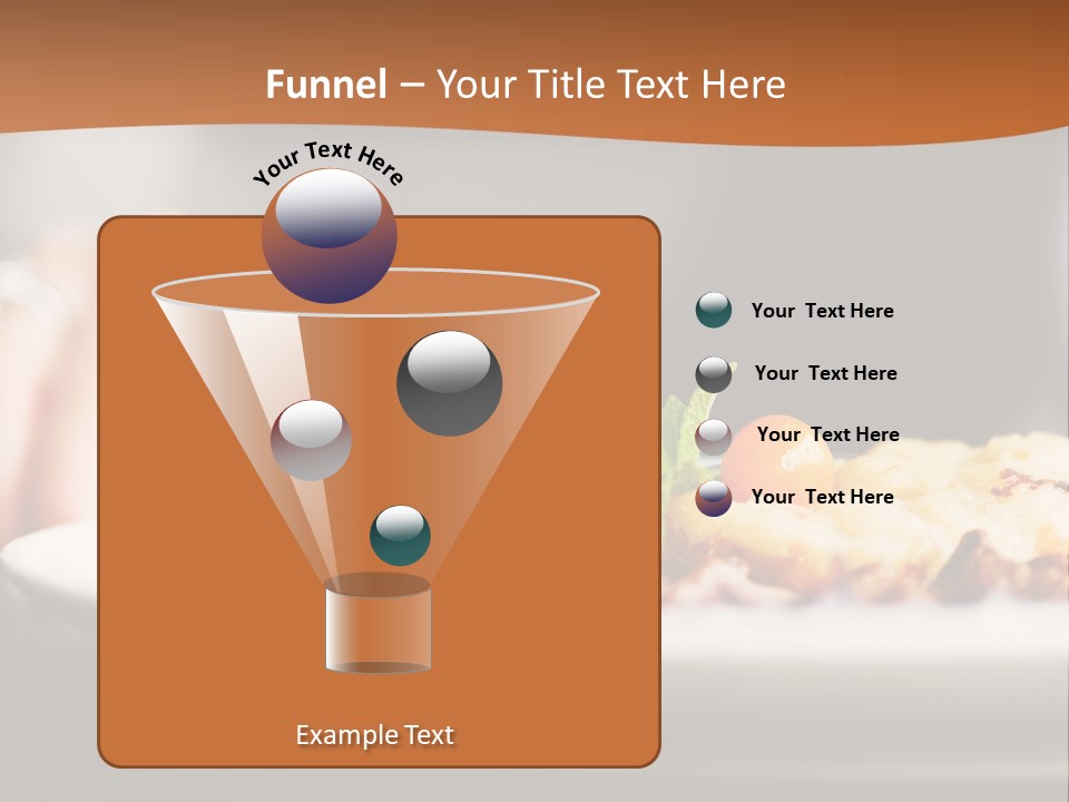 Sitting Breakfast White PowerPoint Template