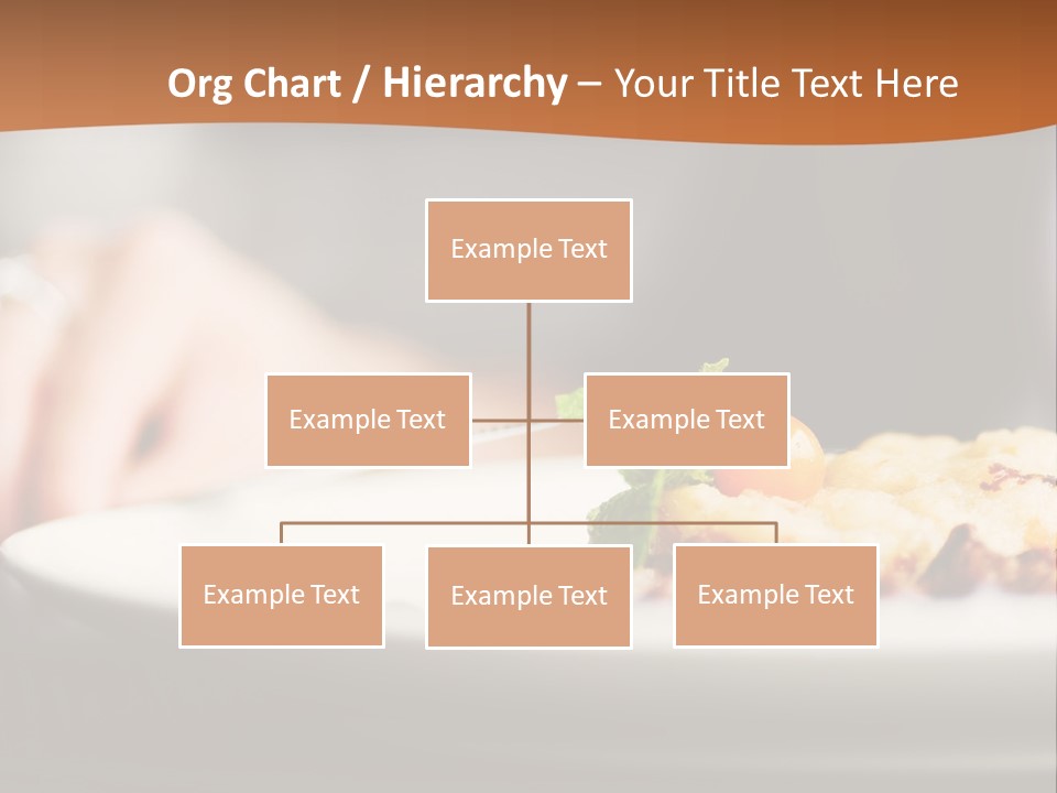 Sitting Breakfast White PowerPoint Template