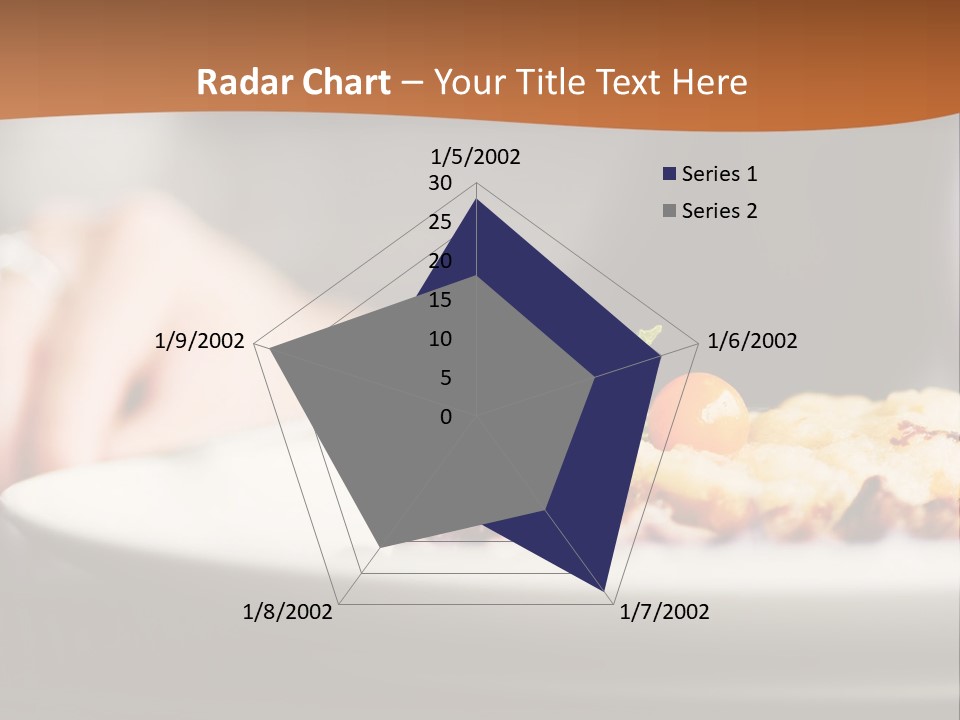 Sitting Breakfast White PowerPoint Template