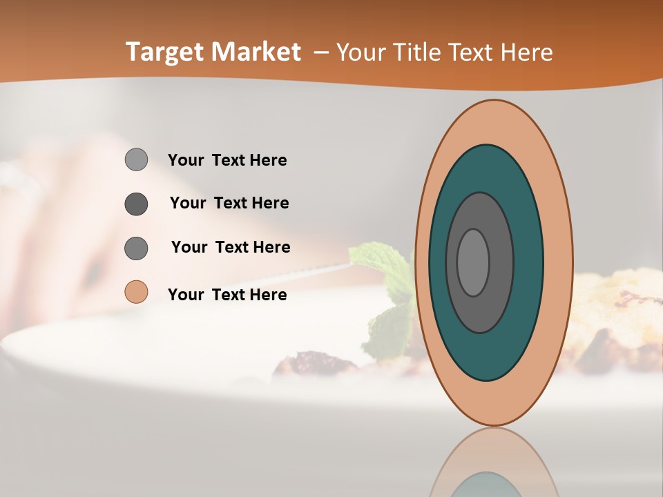 Sitting Breakfast White PowerPoint Template