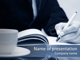 Paper Management Manager PowerPoint Template