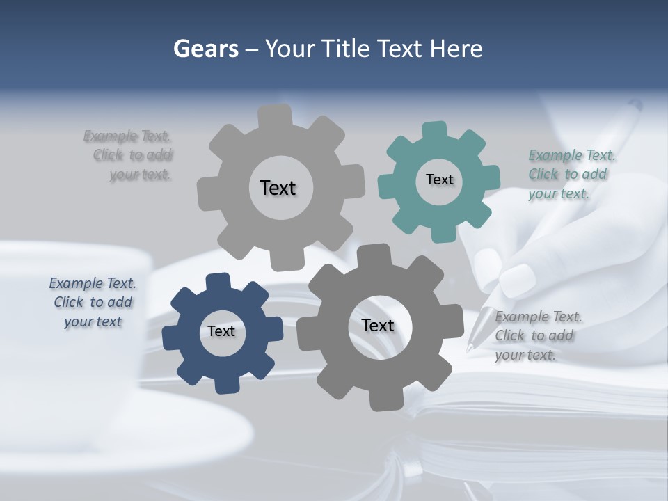 Paper Management Manager PowerPoint Template