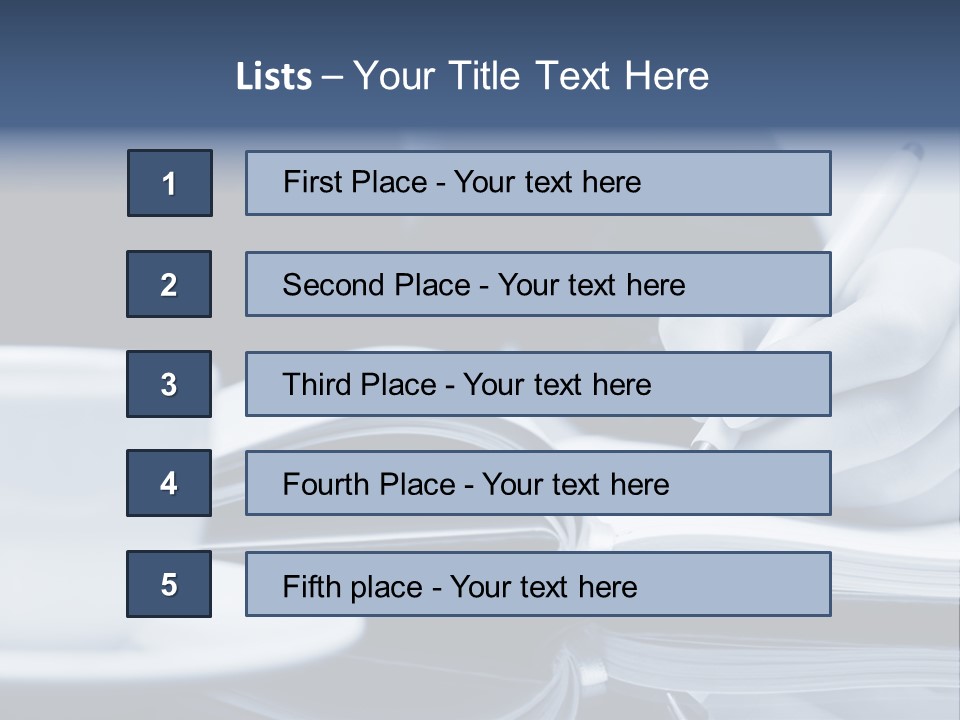 Paper Management Manager PowerPoint Template