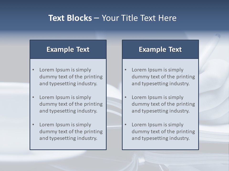 Paper Management Manager PowerPoint Template