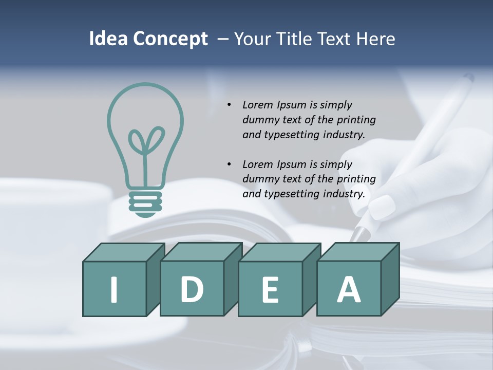 Paper Management Manager PowerPoint Template