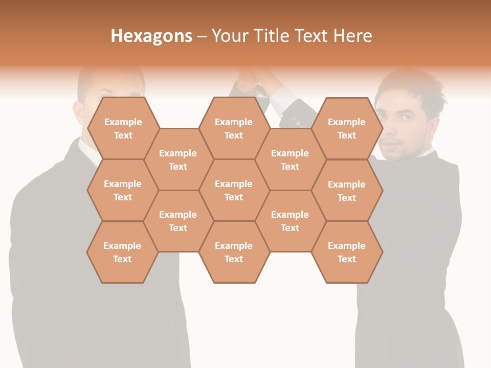 Businessmen Professional Highfive PowerPoint Template