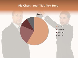 Businessmen Professional Highfive PowerPoint Template